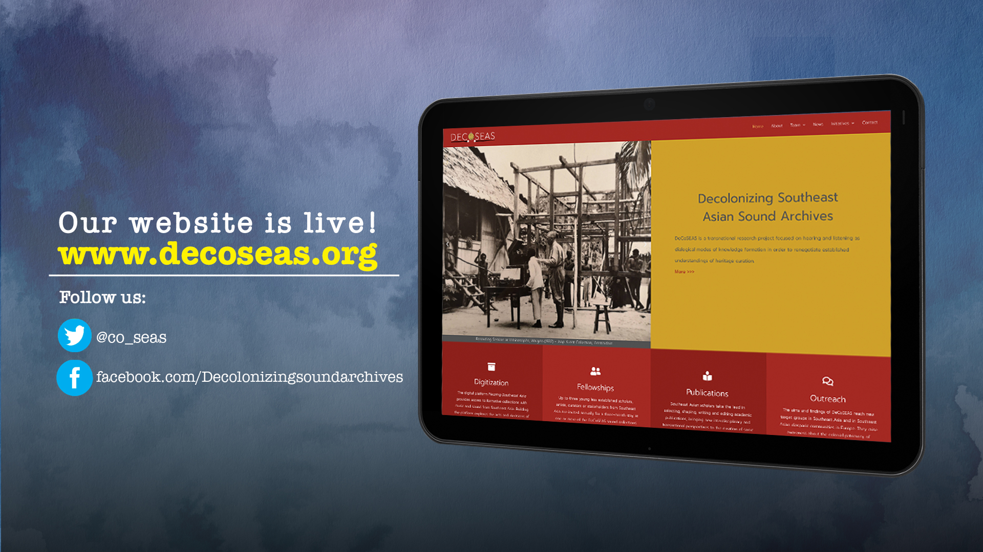The DeCoSEAS website is up!